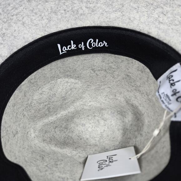 Lack of Color The Mack Womens Medium NEW Speckled Gray Soft Wool Tall Wide Brim main image 4